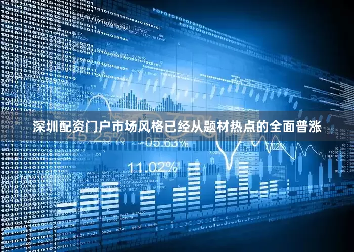 深圳配资门户市场风格已经从题材热点的全面普涨